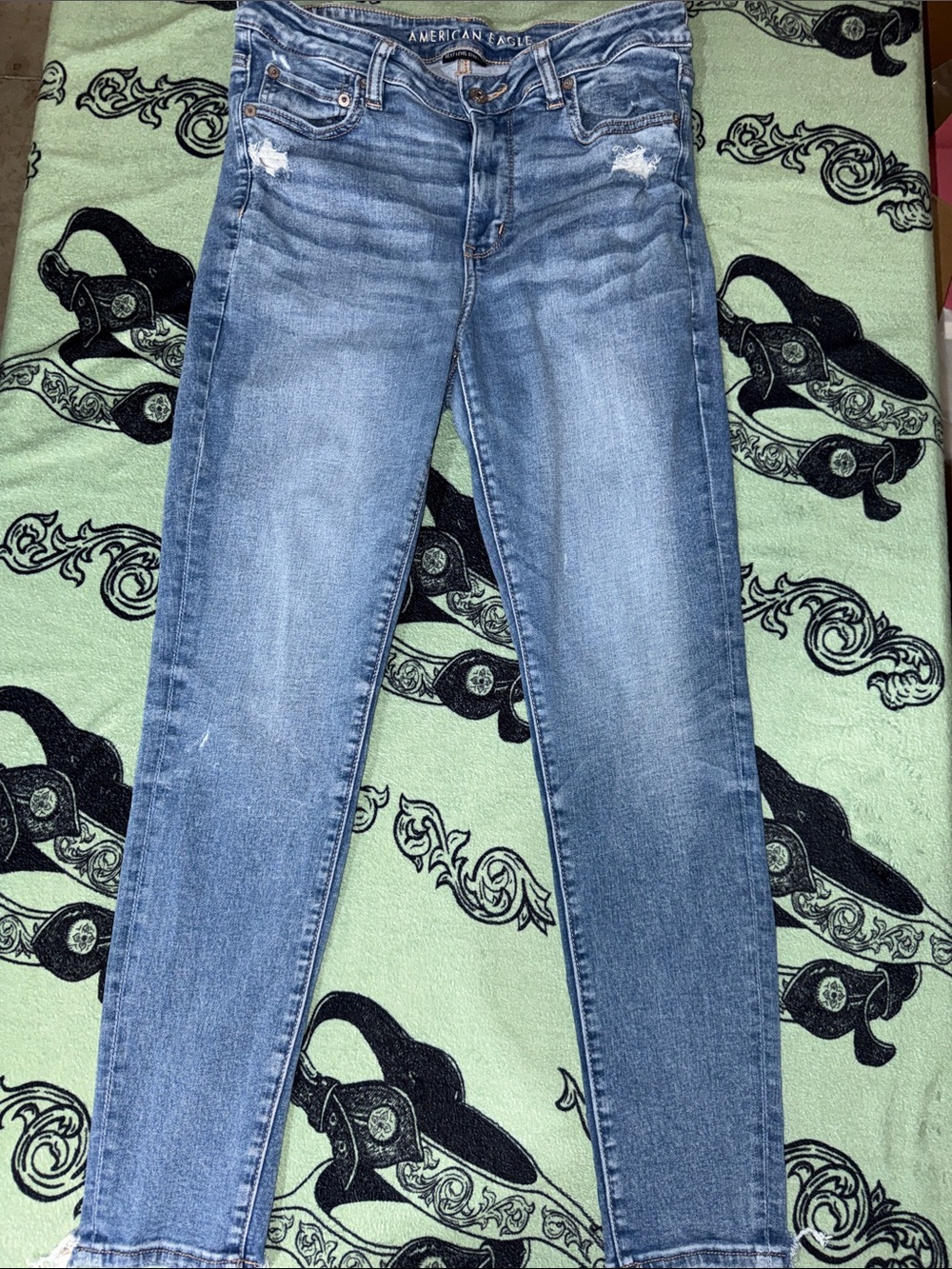 American Eagle Outfitters Light Blue Skinny Jeans 12